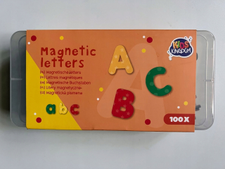 Magnetky - Magnetické písmená abeceda 100 kusov magnety