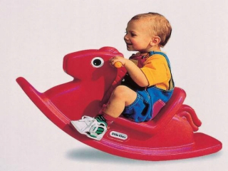Little tikes Hojdací koník červený 167 000