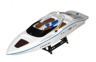 Motorový čln Double Horse 1:12 RTR - biela 7004