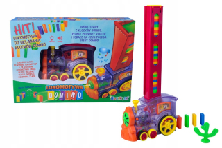 Rozkladacia LED lokomotíva Domino Klocki Train