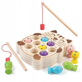 Lov rýb pre deti mačiatko rybárske magnetu