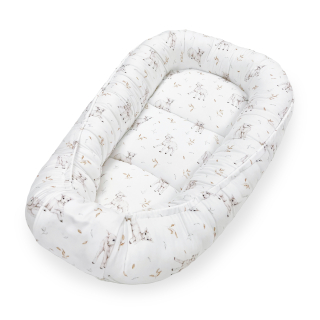 Hniezdo pre bábätko - Lulumi Little Sheep Bamboo Cocoon