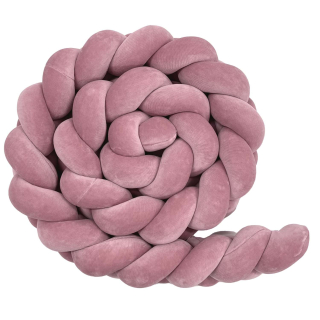 Chránič do detskej postielky - Lulumi COT Protector Braid Rôzne farby