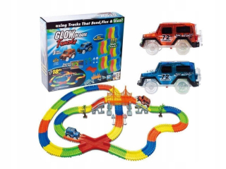 Mágia Skladby Luminous trať Auto Track 360 + 2 autá