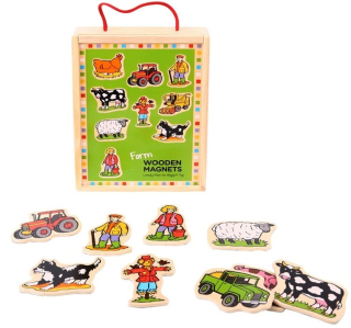 Magnety na chladničku farma 20ks Zvieratá