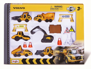 Maisto set stavebné vozidlá VOLVO 12376