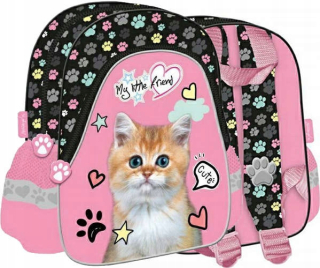 Majewski Pike Pink Cat predškolský batoh