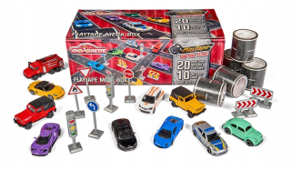 Mažoretiek PlayTape Mega Box 10 vozidlá 212058198