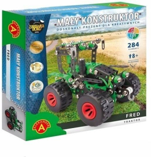 Malý konštruktér Fred Traktor pre zladené Blocks