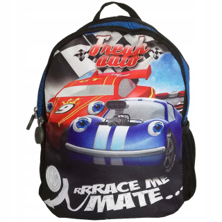 Malý batoh batohu pre auto materských škôl s autom