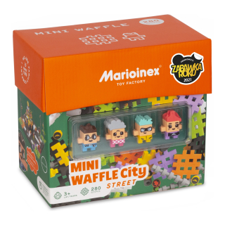 Stavebnica - Marioinex Klocki Mini vafle Wafle City 280el