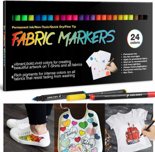 Marker Mazak Pisak Flamaster pre tričká + zadarmo
