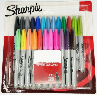 Sharpi Fine Point Markers 24 farieb 2065405
