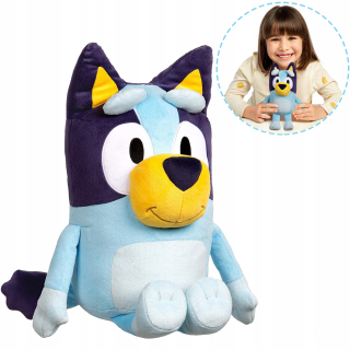 Zajačik Bing - Maskot plyšový modrý a bingo rozprávka 28 cm