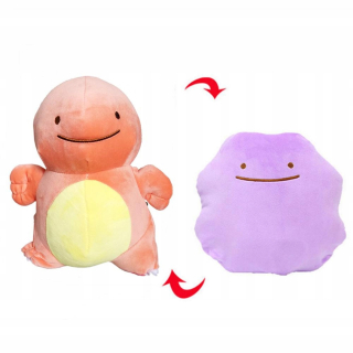 Pokémon - MASCOT POKEMON DITTO CHARMANDER 2v1 PLUSH TOY S PL