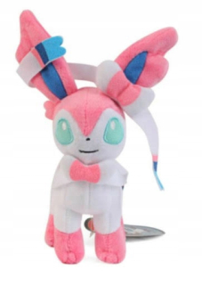PLYŠOVÁ HRAČKA MASKOT POKEMON GO SYLVEON 20CM Z POĽSKA