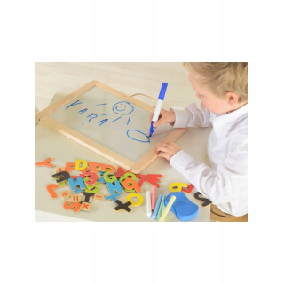 Masterkid Drevený Obojstranný vzdelávacie dosku