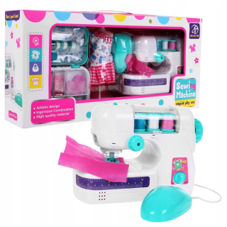 SEWING MACHINE + príslušenstvo usporiadateľa figuríne