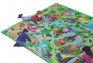 Vzdelávacie Mat Big City Puzzle Penové koberce