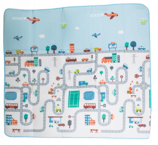 VZDELÁVACIE FOAM MAT PRE DETI ULICE 180x200
