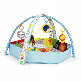 Mata ohrádka 3v1 čelenka loptička maskot baby