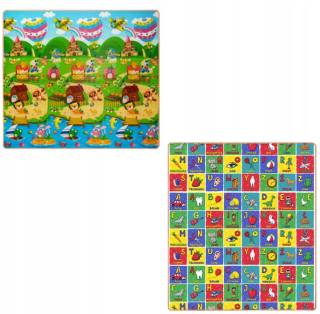 Vzdelávacie penová podložka 200x180x1 Polish Alphabet