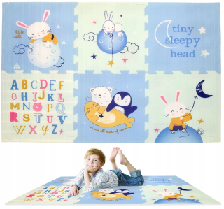 Vzdelávacie penová podložka. Pastel tuk puzzle
