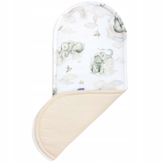 Hniezdo pre bábätko - Cocoon/Baby Playpen s ozdobou - ružová