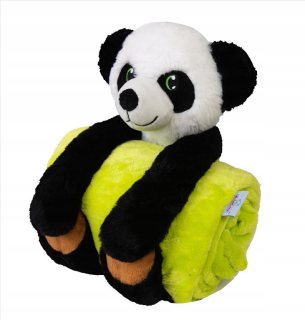 Prikrývka, prehozy na posteľ - Matex prikrývka Carol 85x100 panda