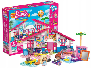 Stavebnica - Mega Bloks Barbie set BLOKY dome v Malibu