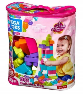 Stavebnica - MEGA Bloks BAG VEĽKÉ KAMENE BLOCK 80 EL. DCH62