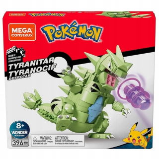Pokémon - BLOKY MEGA CONSTRUX 396 el POKEMON TYRANITAR
