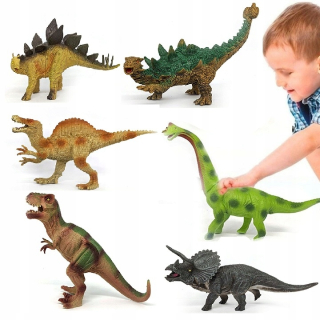 Mega Big Dinosaurs - Rubber 6 ks - Super reálnom