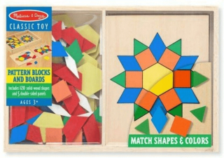 MELISSA drevené puzzle geometrické 10029