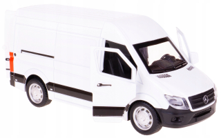 Mercedes Sprinter Panel Model Model kov 1:32 biely