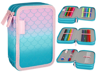 MERMAID TRIPLE PENCASE dievčenská výbava x