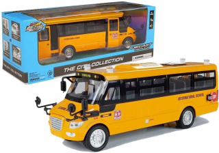 Kov školský autobus s pull-up motora