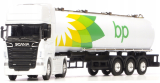 METAL MODEL TIR Scania TANK TRUCK BP