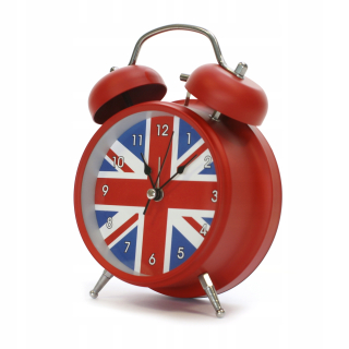 Hodiny do detskej izby - Kovové hodiny s budíkom UK Rôzne farby