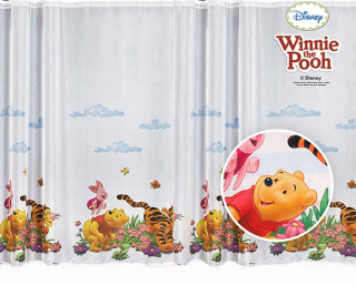 Detské záclony - Mg opona Disney Kubuś DA01 150x250 2GAT TAPE X
