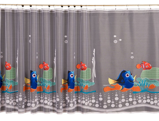 Detské záclony - Mg opona nemo 100x160 s propagáciou Jacquard X Tape X