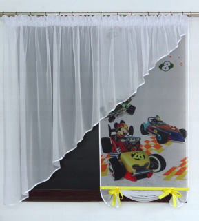 Detské záclony - Mg clonu panel Mickey Mouse DA13 +