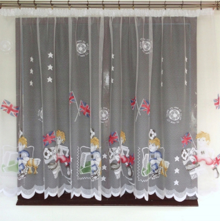 Detské záclony - Futbalisti mg curtain 300x145 Pripravená farba pásky