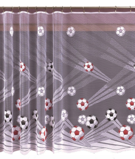 Detské záclony - Mg futbalová opona 622/314 Farba 140x150 Futbalová páska