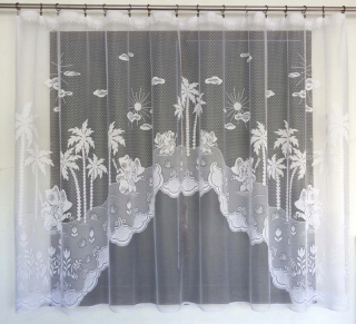 Detské záclony - Mg clony slony biele 280x150 pripravené bt pol cena