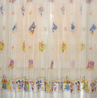 Detské záclony - Ikea Hannalill Curtain 2 PCS NAVY BLUE 145X300 CM