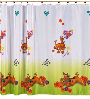 Detské záclony - Mg opona pripravená scooby doo wb10 300x160 páska 2x páska