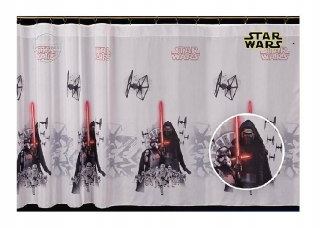 Detské záclony - Mg clony pripravené Star Wars SW02 320x155 s páskou x2