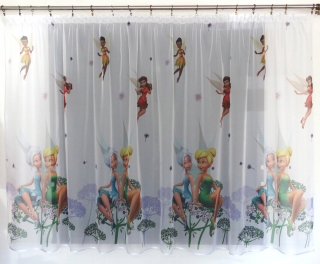 Detské záclony - Mg curtain Ready Fairies DA33 300x155 s páskou