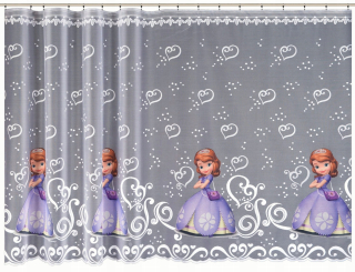 Detské záclony - Mg opona Jacquard Sofia Zosia 210x160 Ready Tape